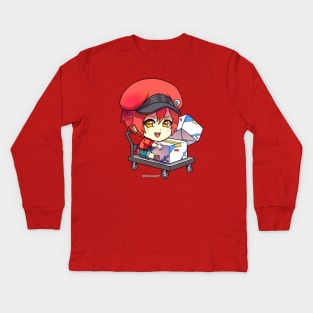 Hataraku Saibou: Cells at Work - Red Blood Cell Kids Long Sleeve T-Shirt